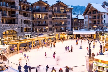 Ice skating at Northstar California Resort