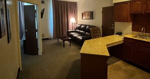 1 bedroom, pillowtop beds, in-room safe, desk