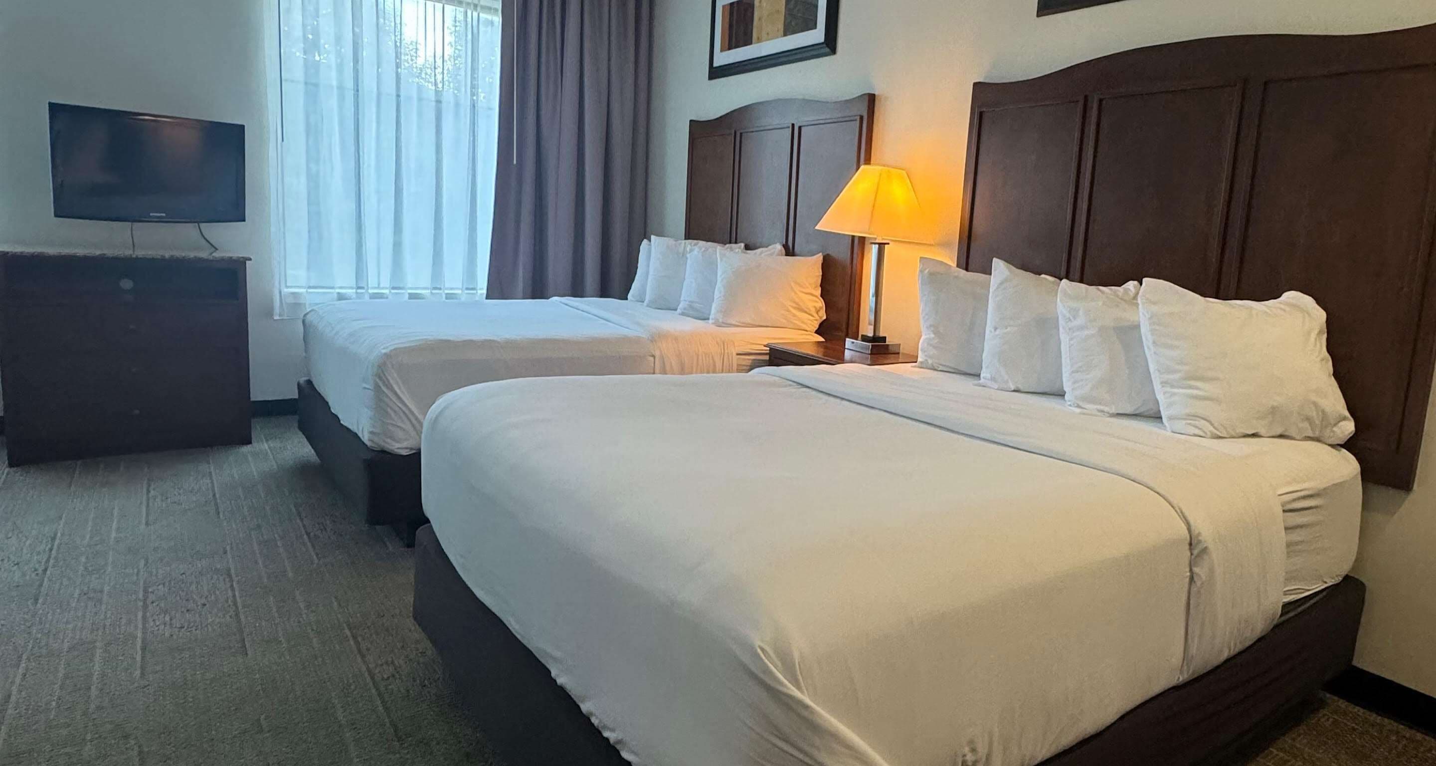 pillow-top beds, in-room safe, desk, blackout curtains