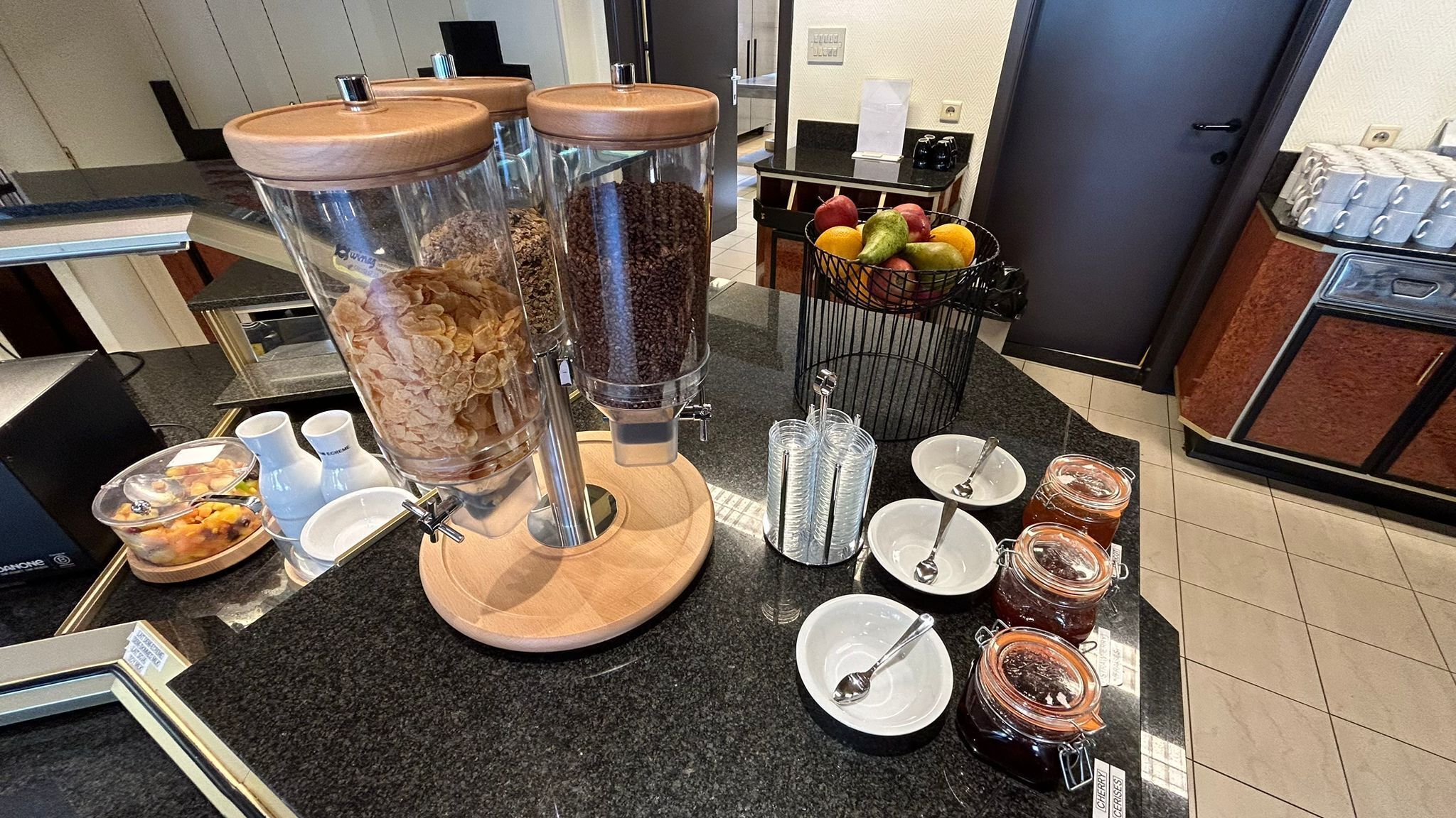 daily buffet breakfast (eur 17 per person)