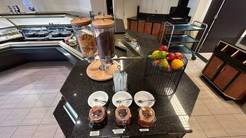 Daily buffet breakfast for a fee