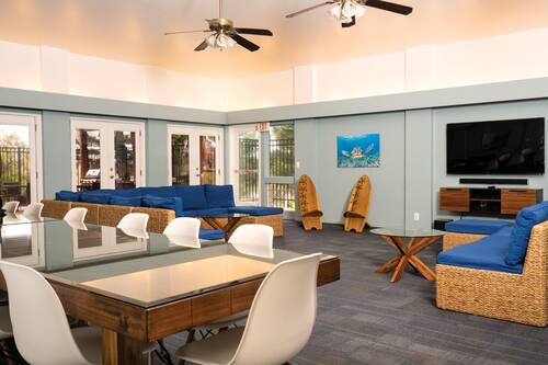 Sala de estar en el lobby