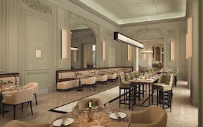 Petit déjeuner, dîner et brunch servis sur place