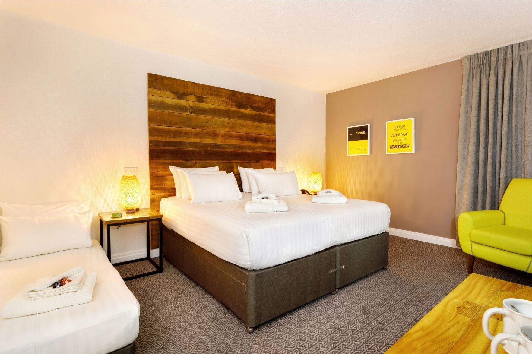 Desk, iron/ironing board, free WiFi, bed sheets