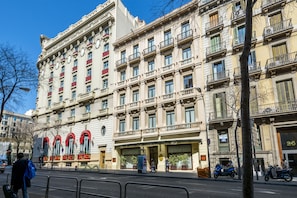 Overnatningsstedets facade