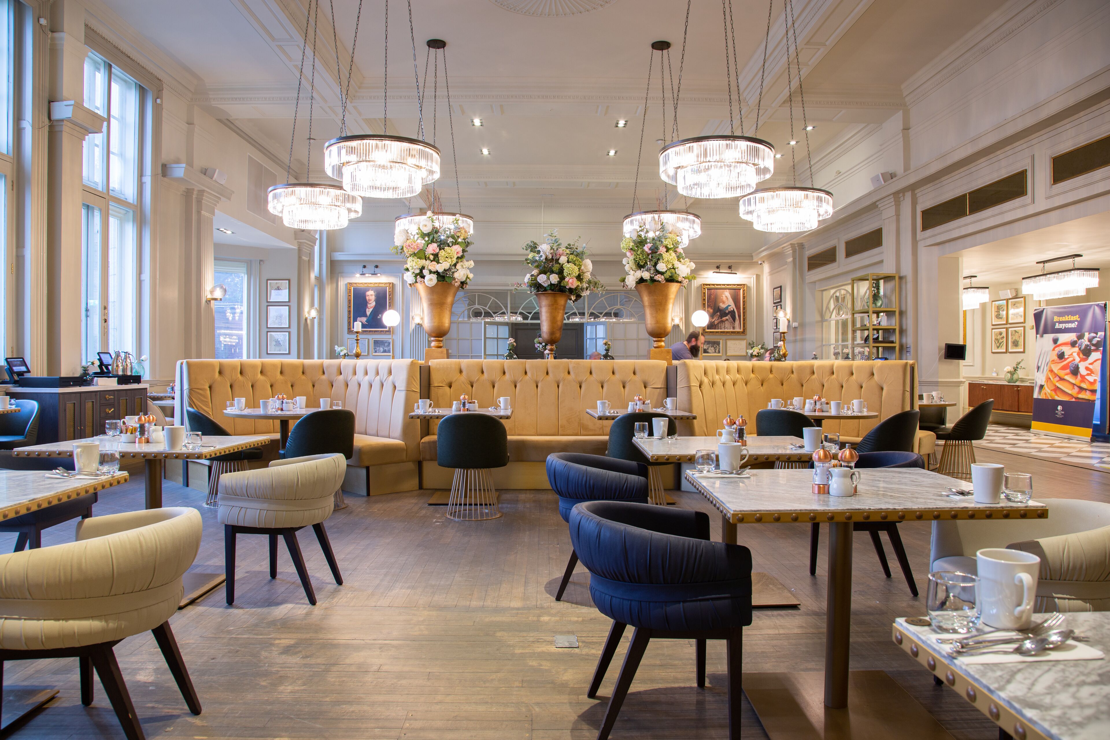 Daily full breakfast (GBP 16.95 per person)