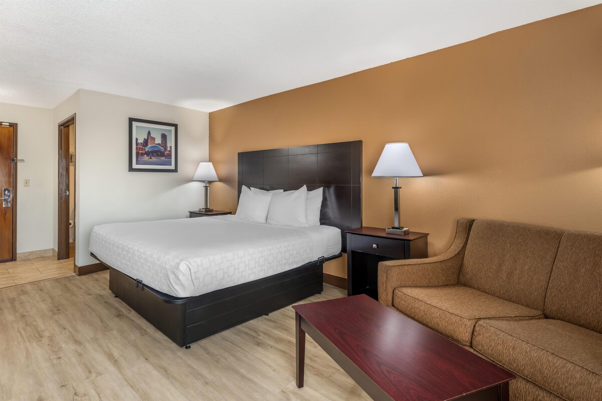 Standard Room, 1 King Bed, Non Smoking (with Sofabed) | Hypo-allergenic bedding available, in-room safe, laptop workspace