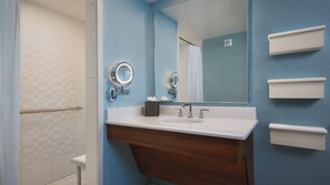 Hair dryer, towels