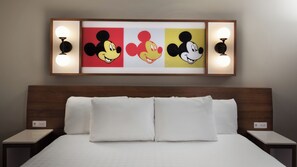 Standard Room. Hearing accessible - visual alarms and notifications. 1 king bed.