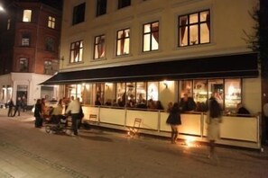 Front of property – evening/night