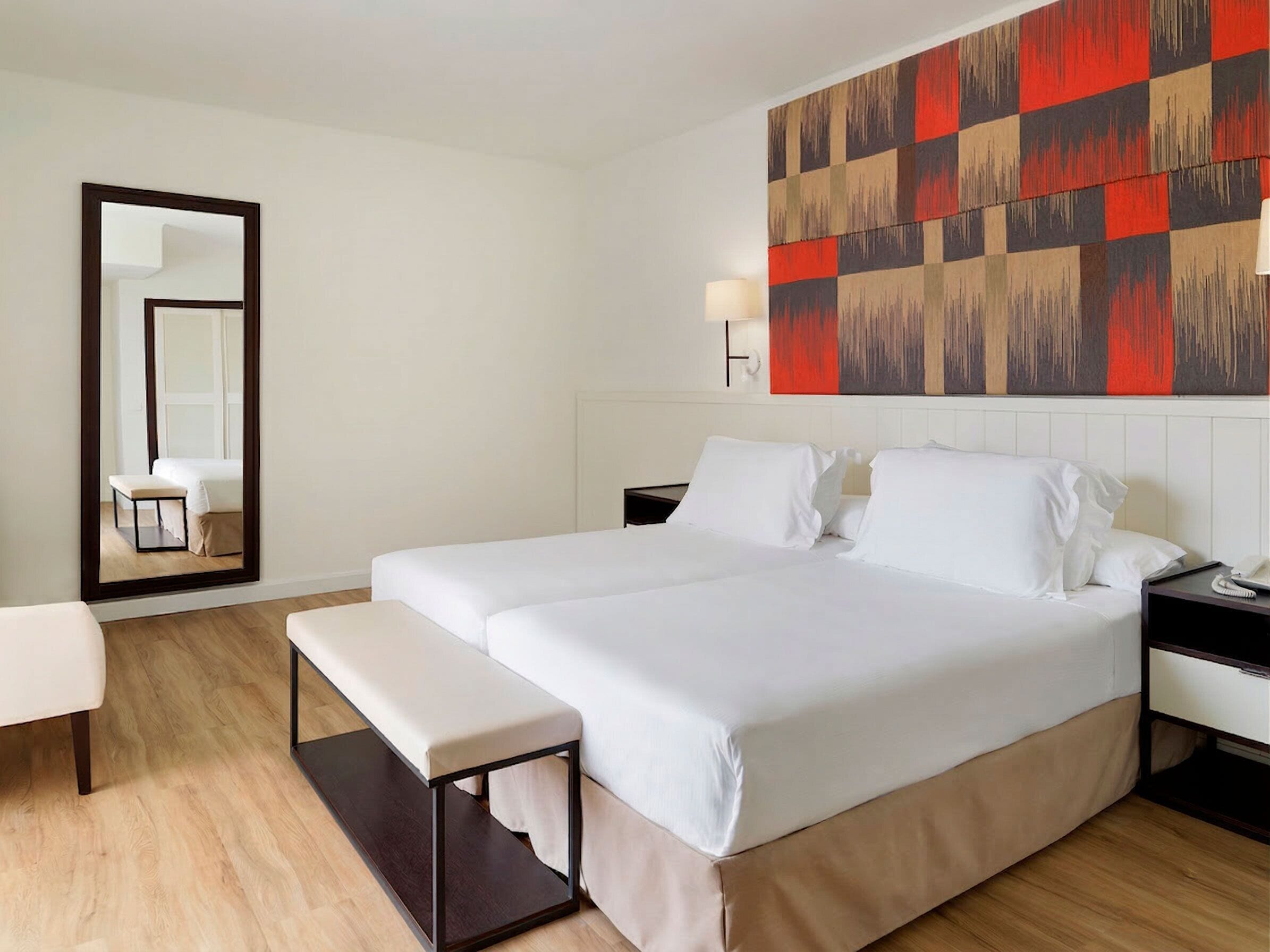 Minibar, in-room safe, desk, blackout curtains