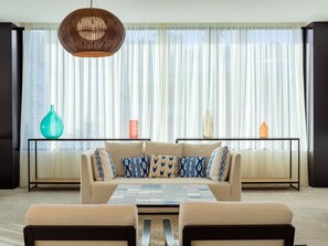 Sitteområde i lobbyen