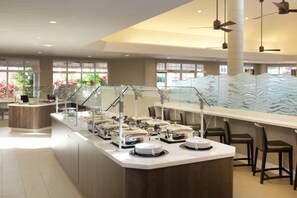 Free daily buffet breakfast