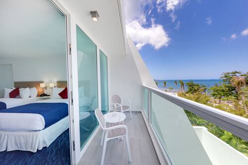 Monolocale Premium, 2 letti matrimoniali, lanai | Vista dalla camera