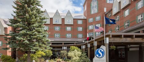 Overnatningsstedets facade