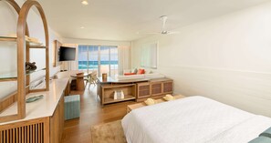 Ropa de cama hipoalergénica y minibar