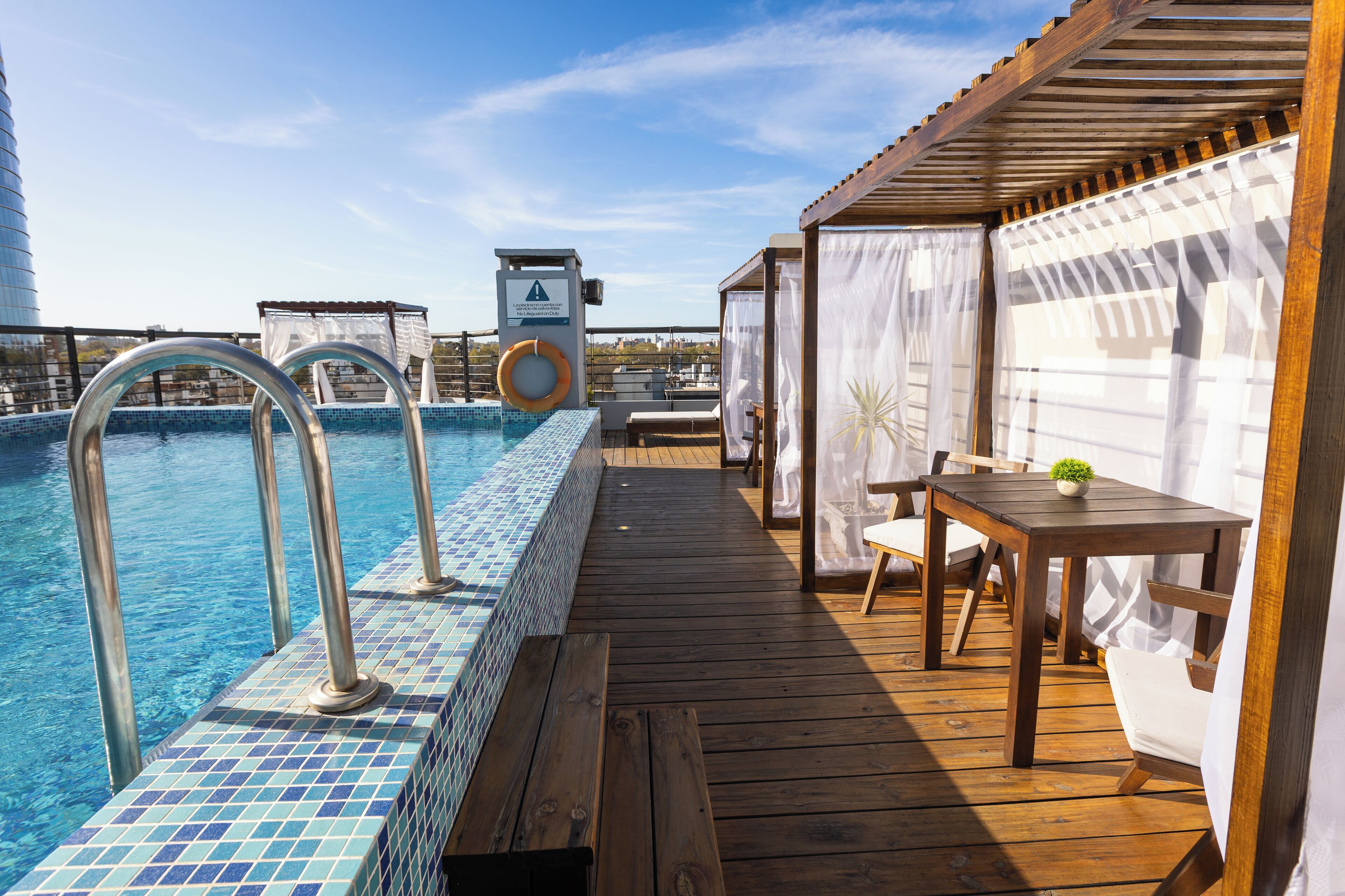 Seasonal outdoor pool