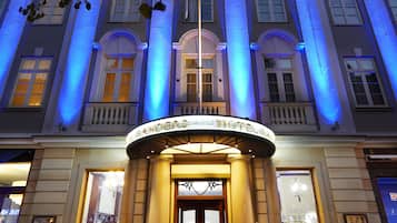 Front of property - evening/night