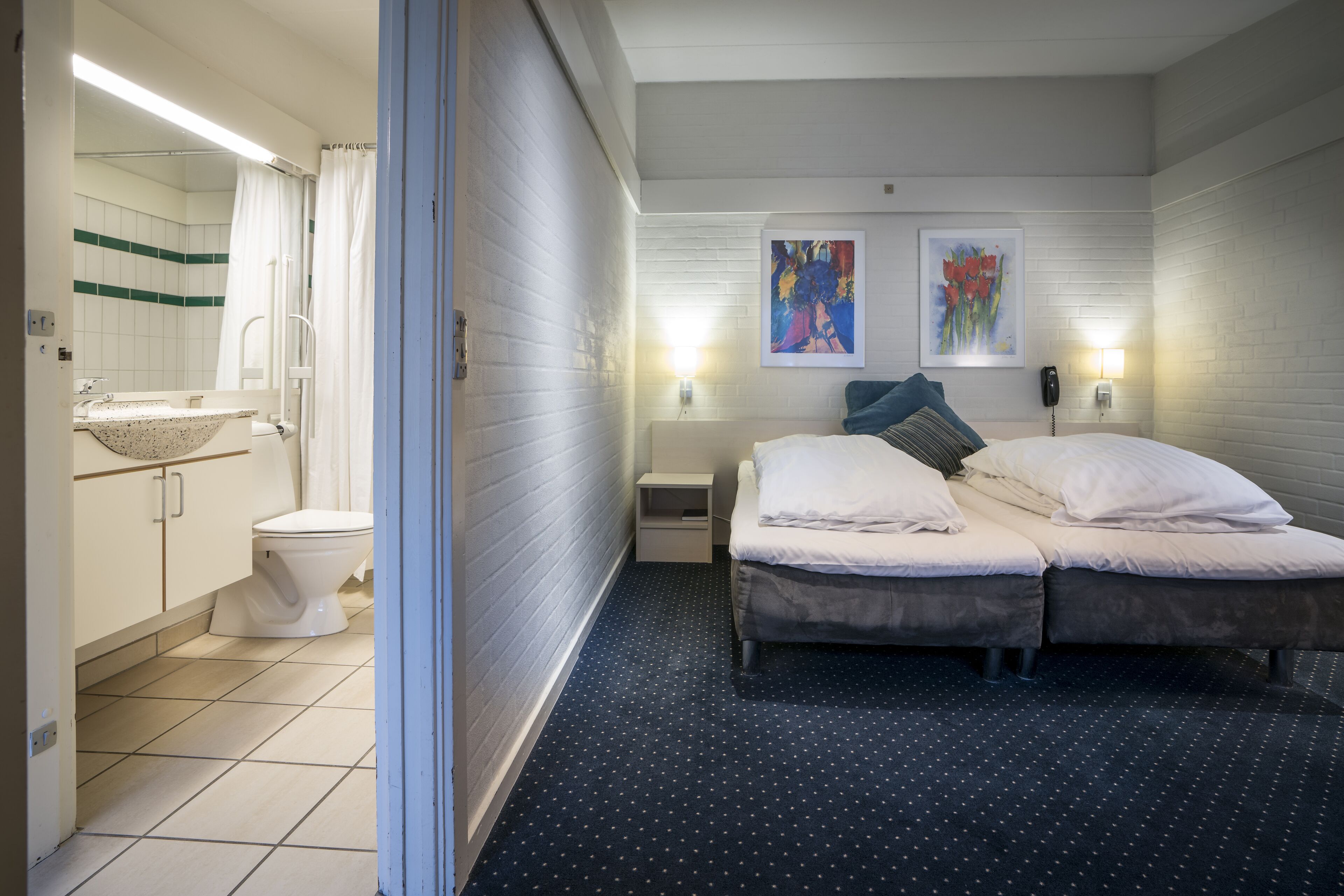 basic room, 2 single beds, annex building | desk, soundproofing, cots/infant beds, rollaway beds