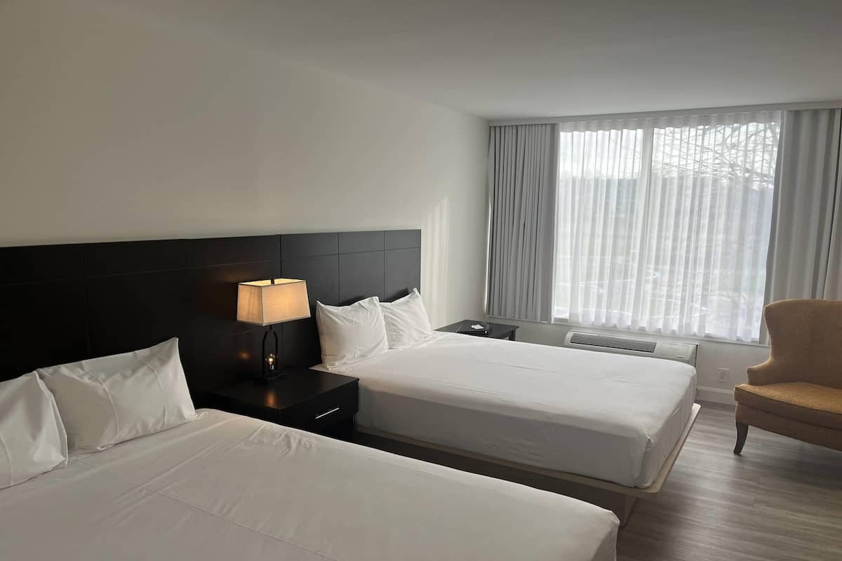 Classic Room, 2 Queen Beds | Hypo-allergenic bedding, desk, laptop workspace, iron/ironing board