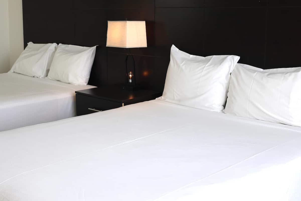 Classic Room, 2 Queen Beds | Hypo-allergenic bedding, desk, laptop workspace, iron/ironing board