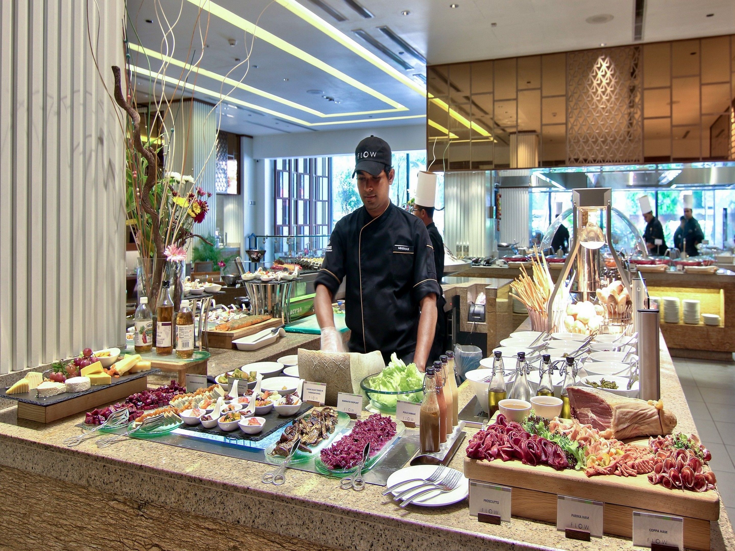 Breakfast, lunch, dinner served; international cuisine, garden views 