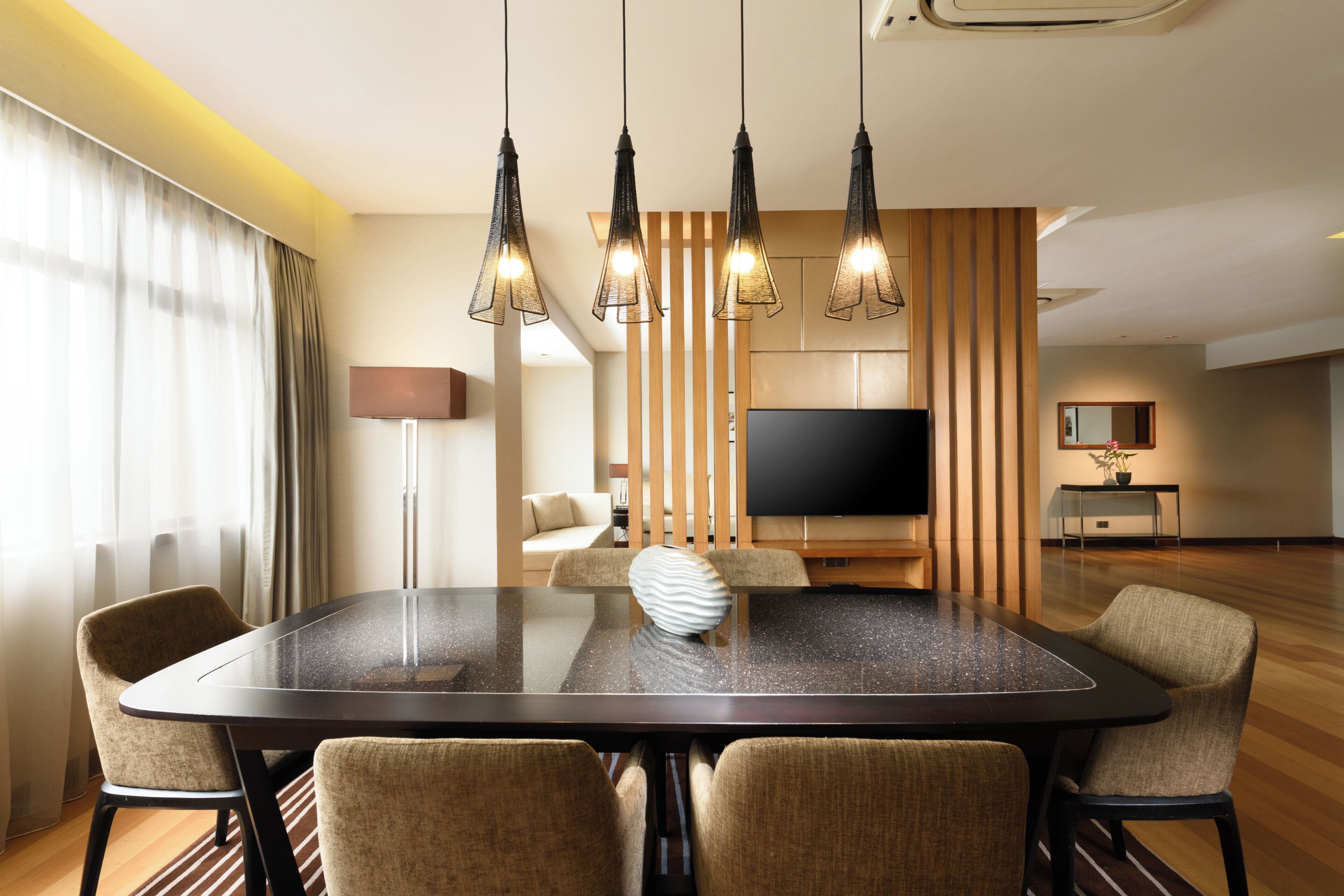 Superior Suite, 1 Double Bed, Kitchen | Living area | 42-inch LED TV with satellite channels, TV
