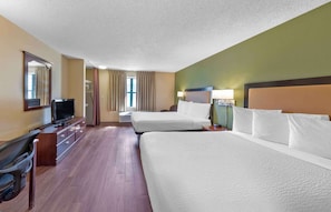 Suite Studio, 2 lits doubles, non-fumeurs | Bureau, Wi-Fi gratuit, draps fournis