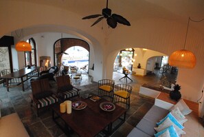 Lobby sitting area