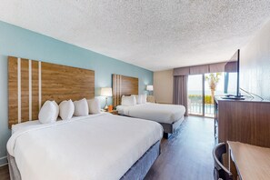 Room (Studio, 2 Queens, Oceanfront) | In-room safe, individually decorated, individually furnished