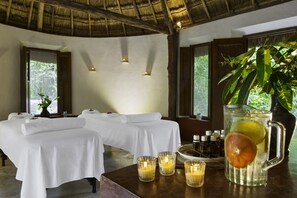 Body treatments, facials, massage/treatment rooms
