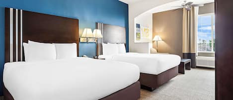 Suite, Multiple Beds, Non Smoking | Blackout drapes, iron/ironing board, free cribs/infant beds, free WiFi