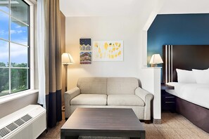 Suite, 1 King Bed with Sofa bed, Non Smoking | Blackout drapes, iron/ironing board, free cribs/infant beds, free WiFi - Comfort Suites New Orleans East (New Orleans)