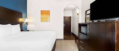 Blackout drapes, iron/ironing board, free cribs/infant beds, free WiFi