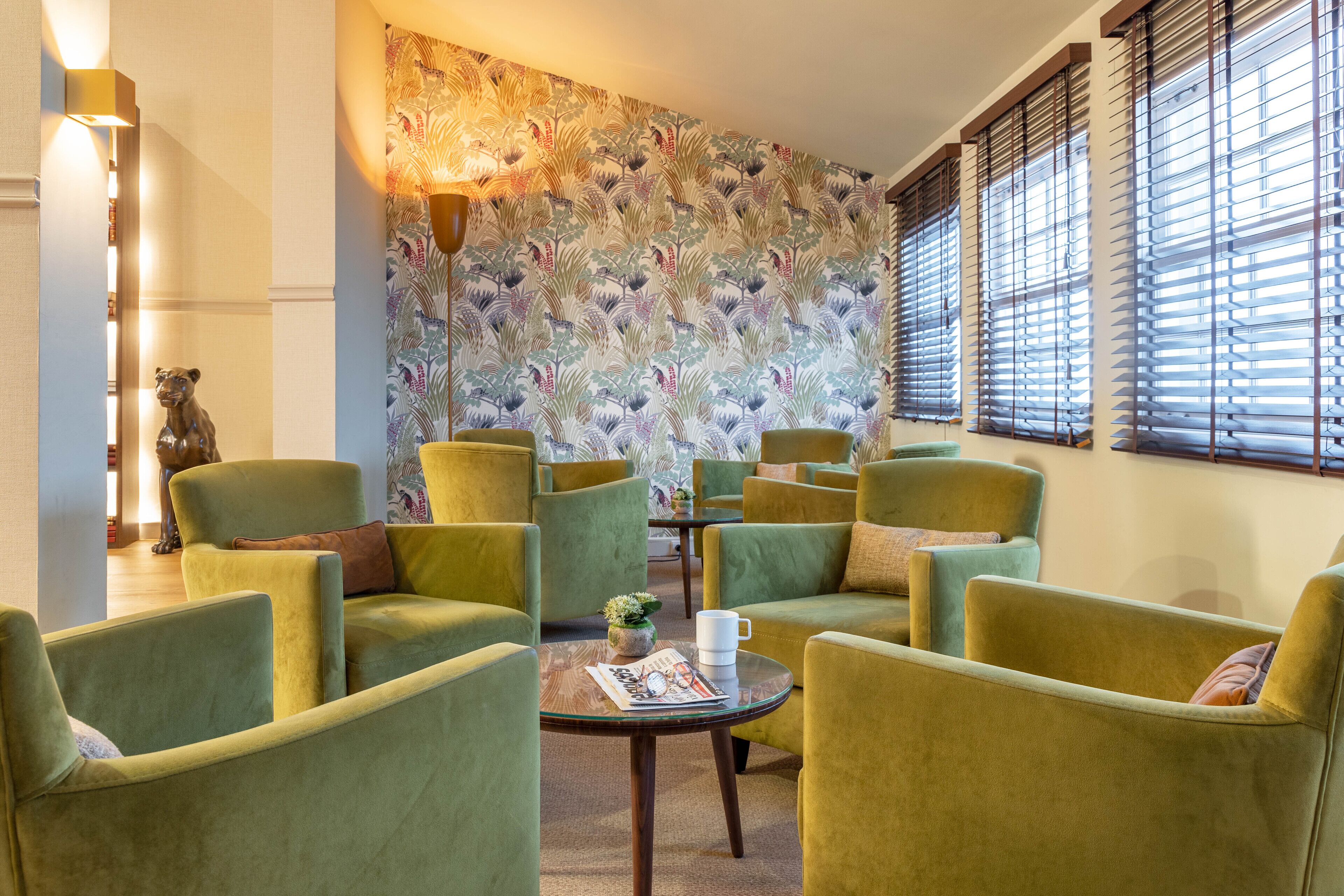 Sala de estar en el lobby