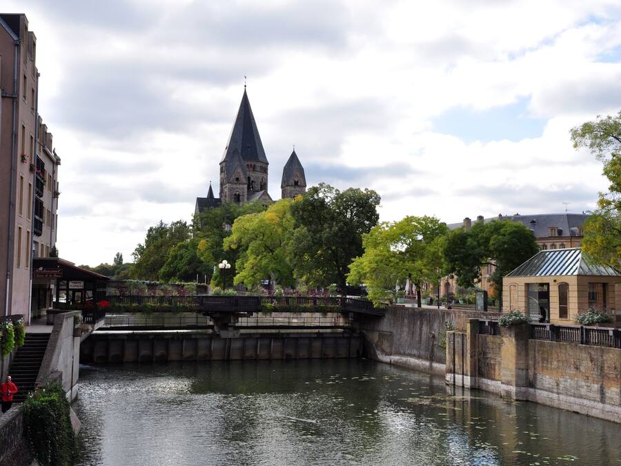 Blick von der Unterkunft