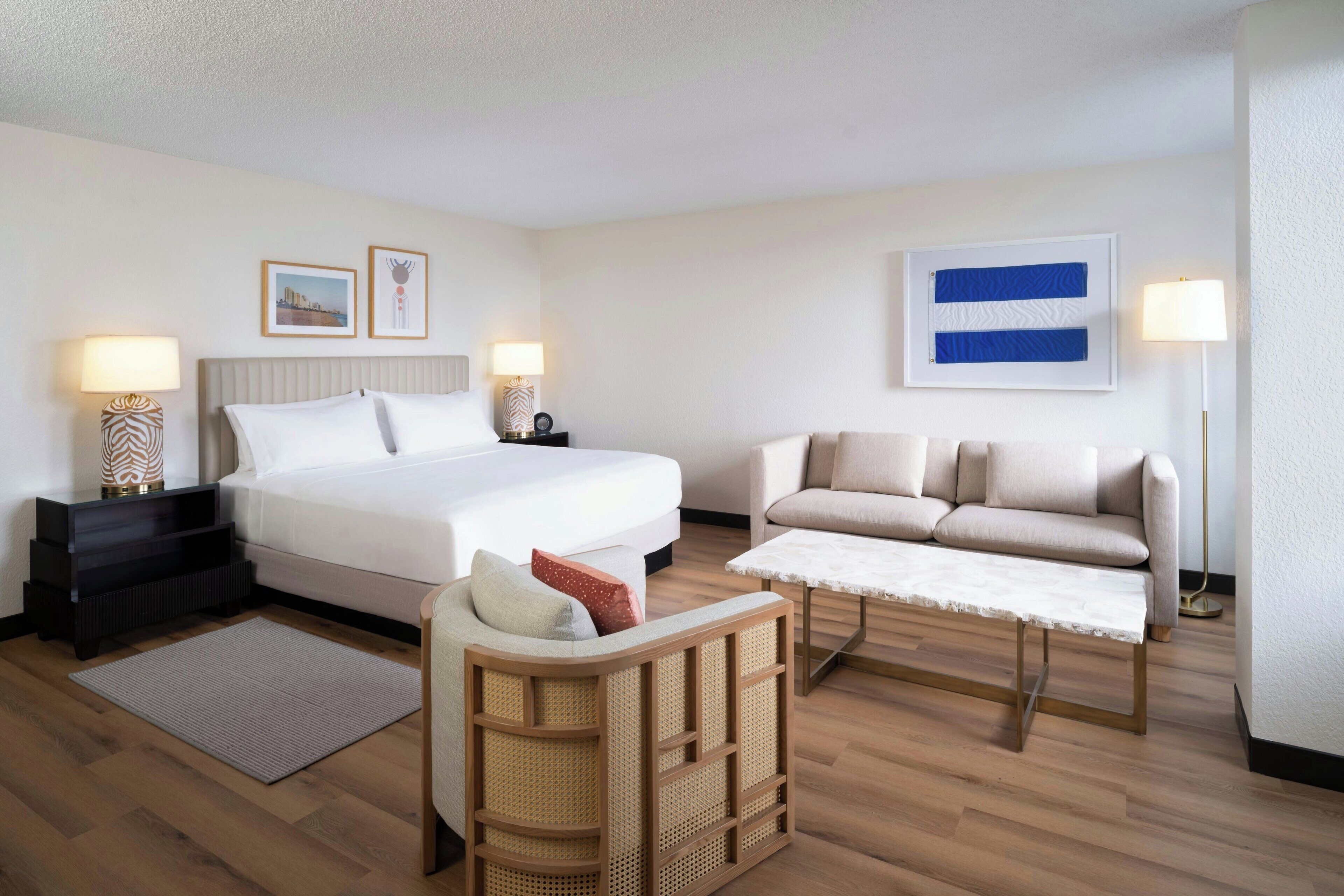 junior suite, 1 king bed with sofa bed | premium bedding, pillow-top beds, in-room safe, desk