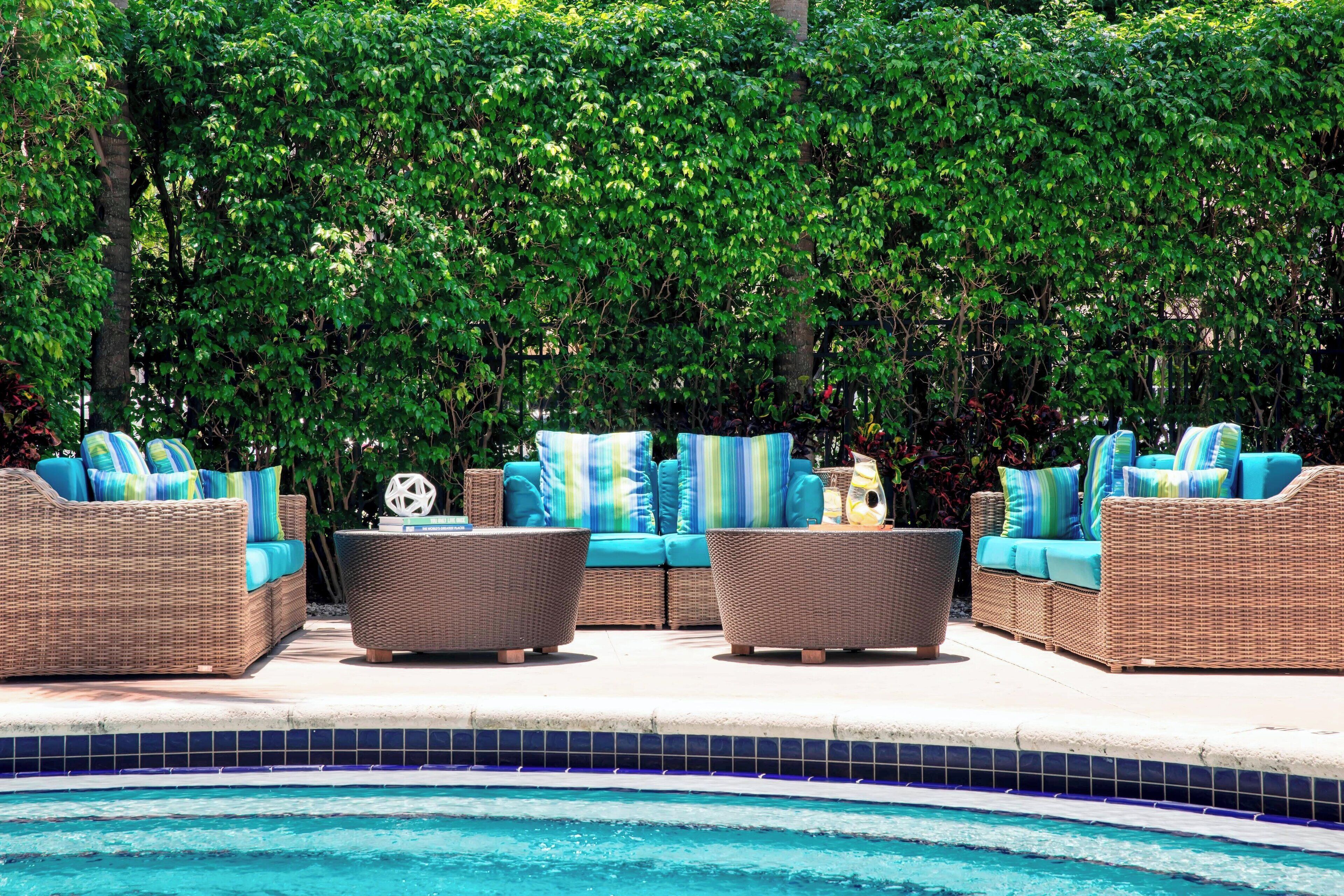 outdoor pool, open 6:00 am to 11:00 pm, free pool cabanas