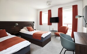 Desk, free WiFi, bed sheets, wheelchair access