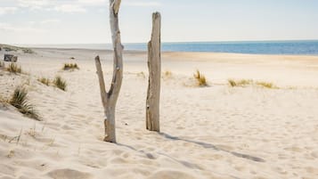 Vlak bij het strand