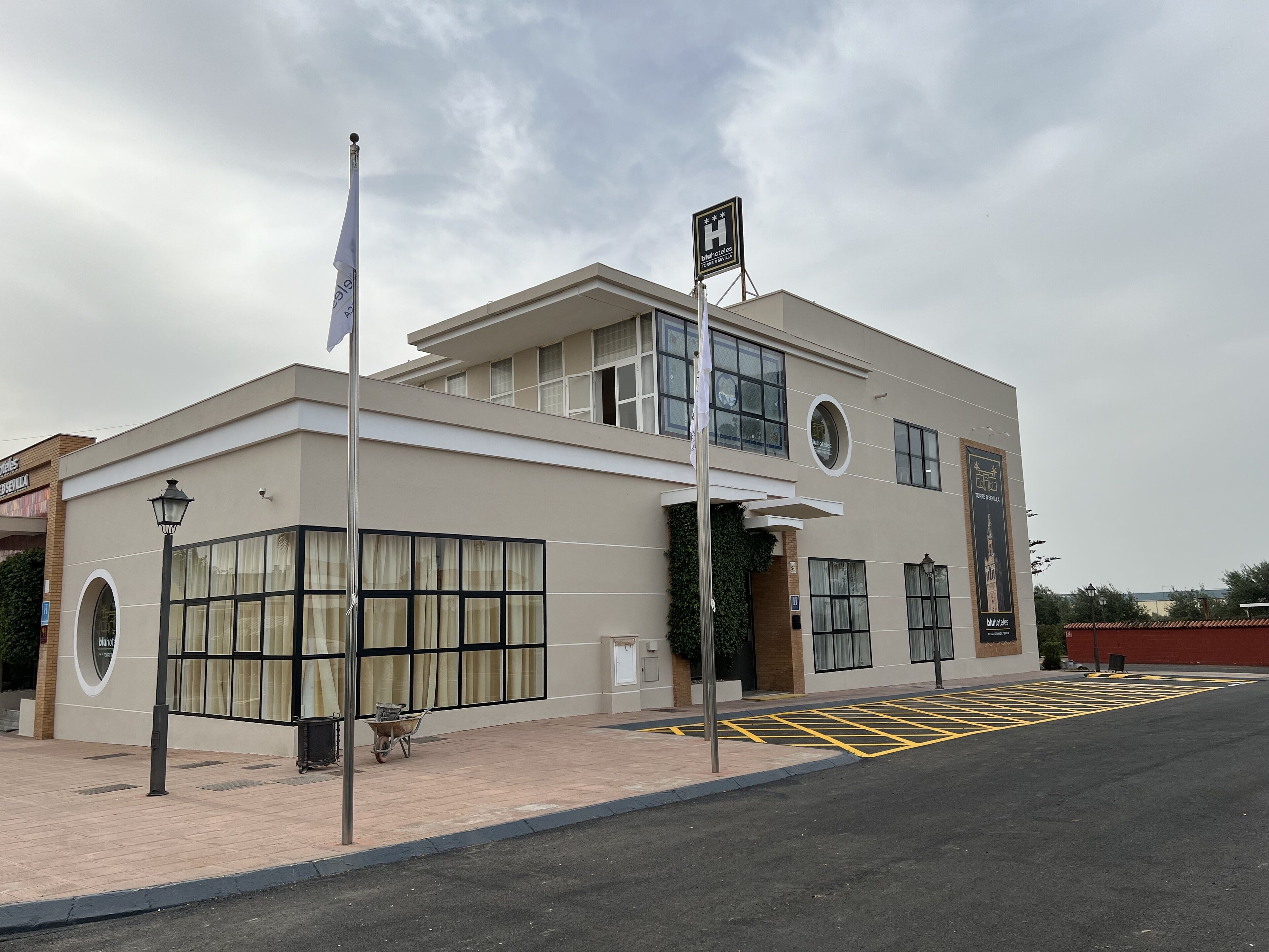 Façade de l’hébergement