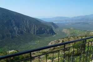 Uitzicht vanaf balkon