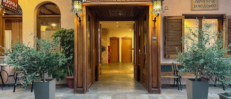 Entrada de la propiedad