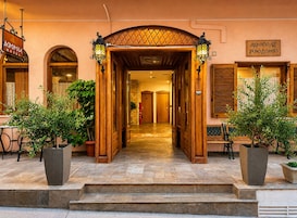 Entrada de la propiedad