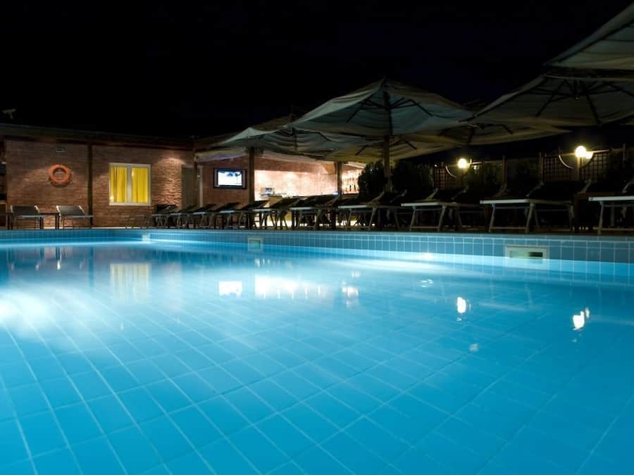 Indoor pool, outdoor pool