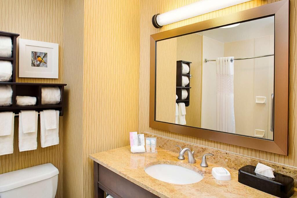 Free toiletries, hair dryer, towels, soap