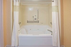 Room, 1 King Bed, Accessible, Non Smoking | Bathroom