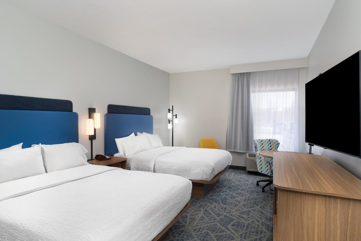 Chambre, 2 grands lits, accessible aux personnes à mobilité réduite, non-fumeur