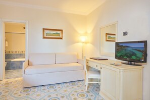 Doppelzimmer, Meerblick | Wohnbereich