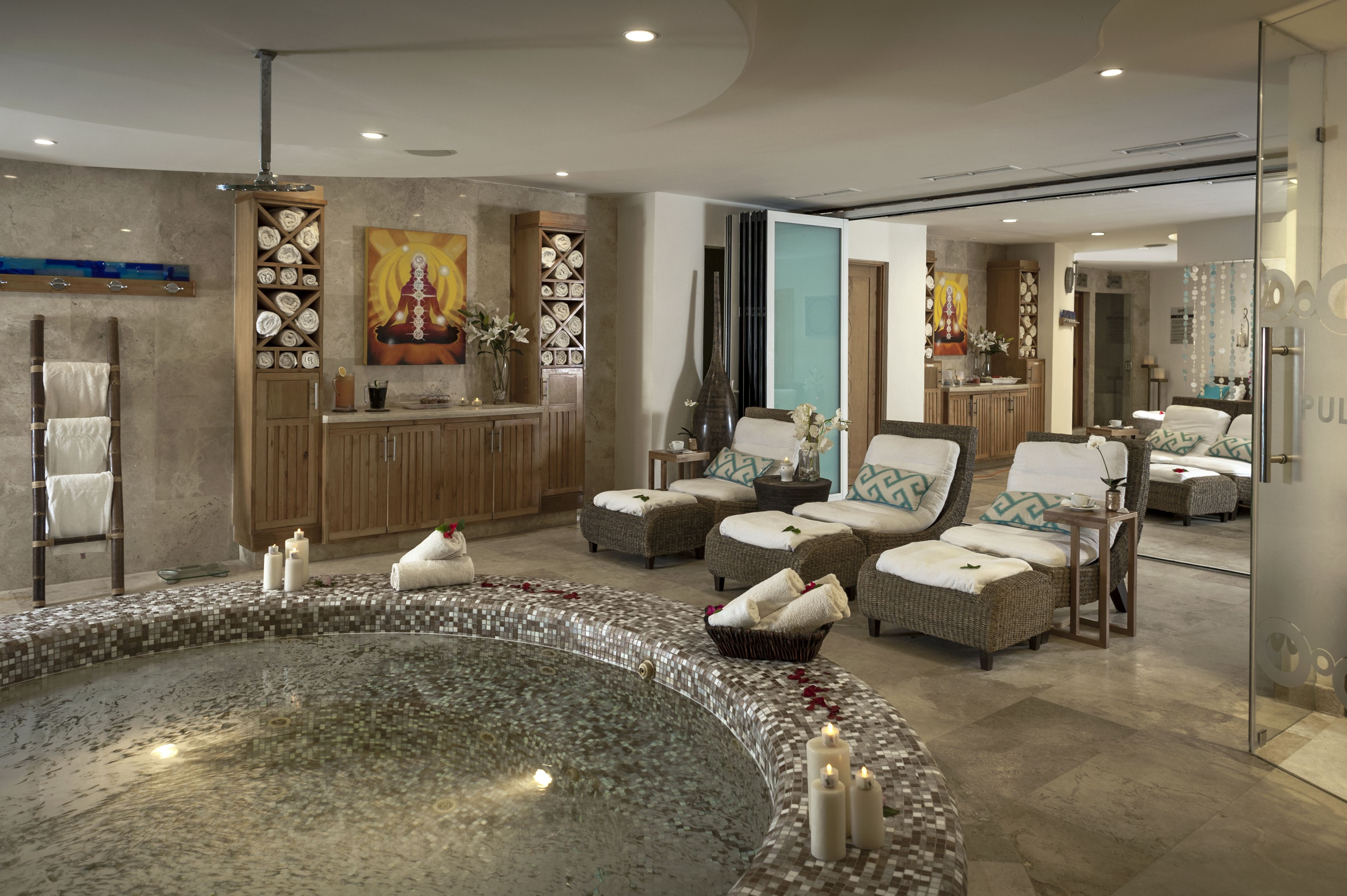 couples treatment room(s), sauna, hot tub, steam room, body treatments